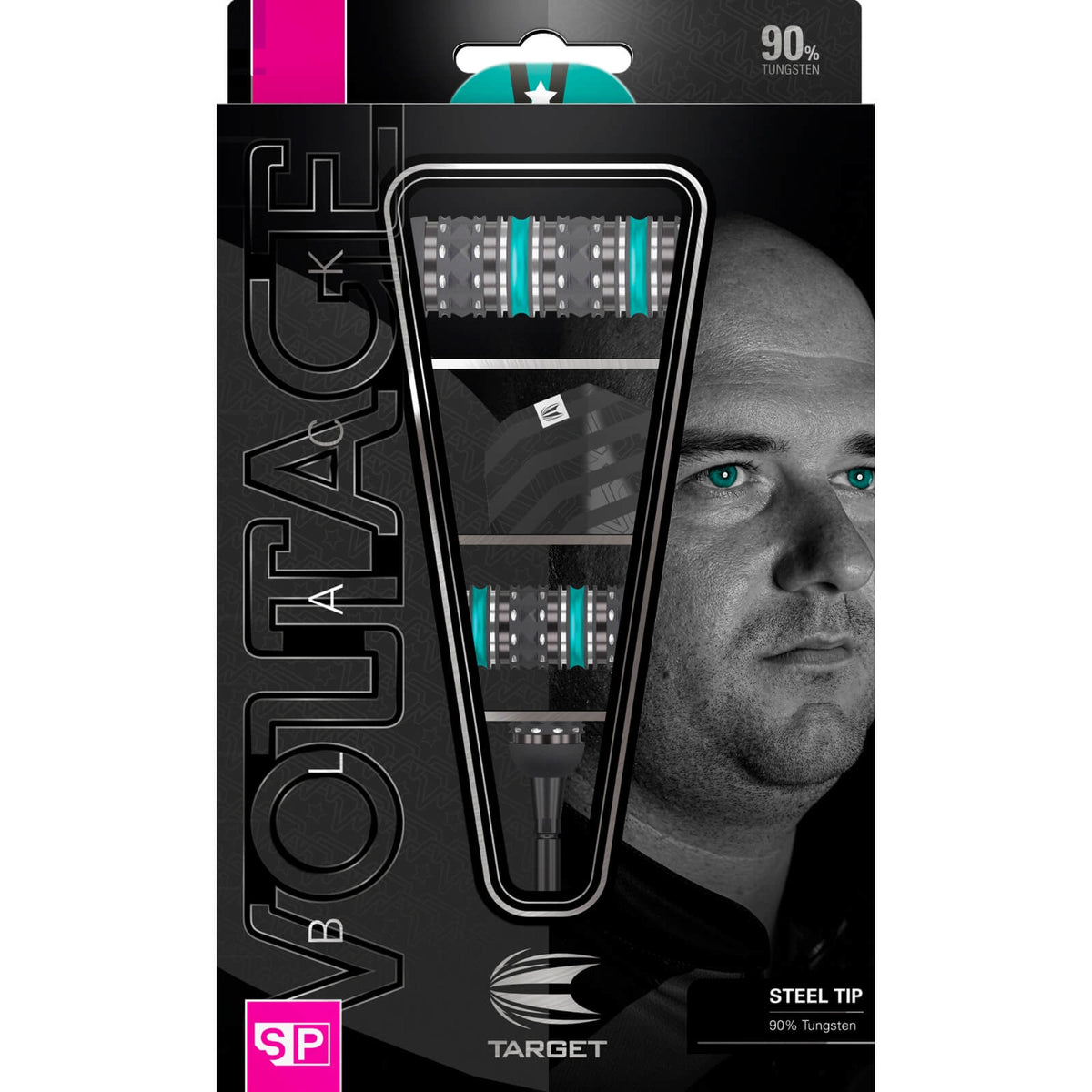 Darts - Target - Rob Cross Black Edition Darts - Swiss Point - Steel Tip - 90% Tungsten - 22g 23g 24g 