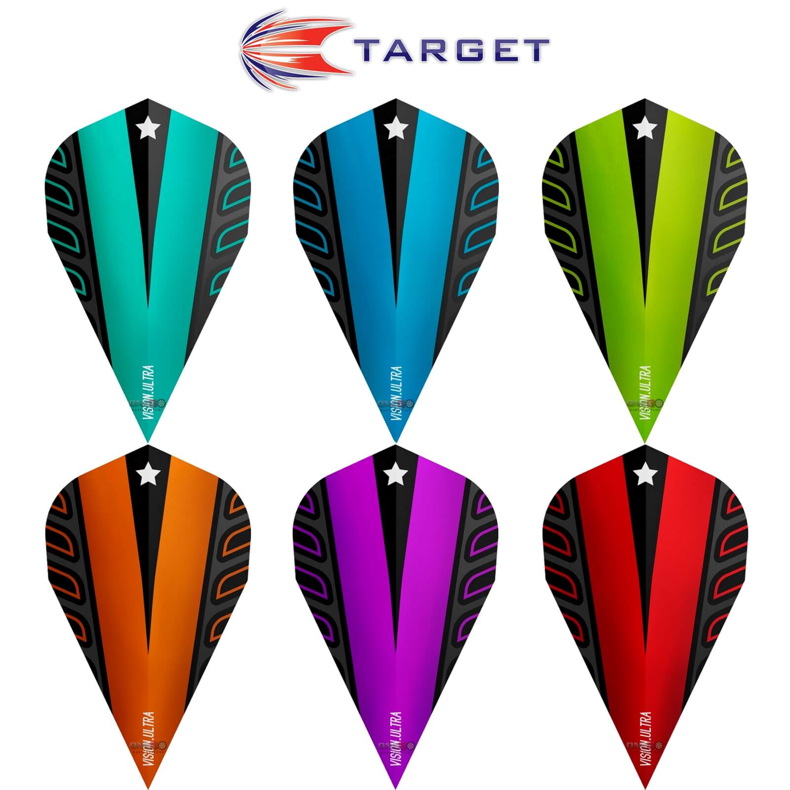 Dart Flights - Target - Rob Cross Voltage - Vapor Dart Flights 