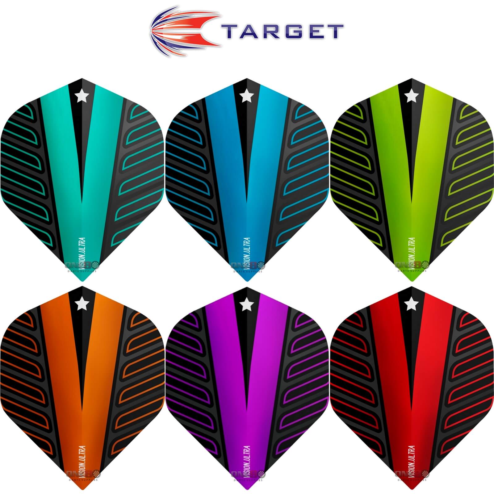 Dart Flights - Target - Rob Cross Voltage - Big Wing Dart Flights 