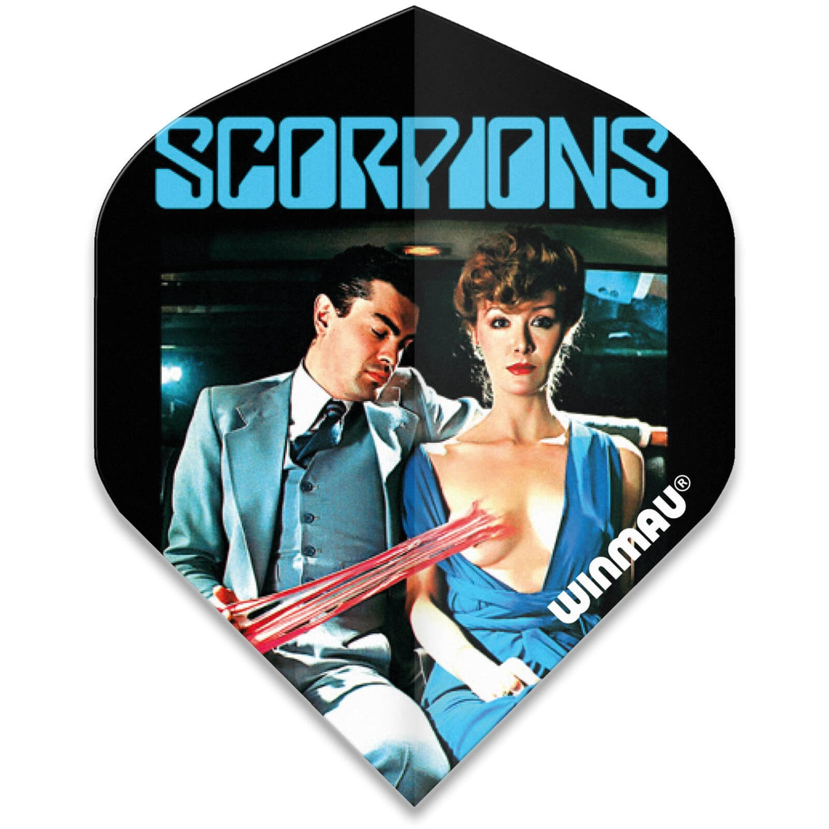 Dart Flights - Winmau - Rock Legends 1 of 2 - Big Wing Dart Flights Scorpions