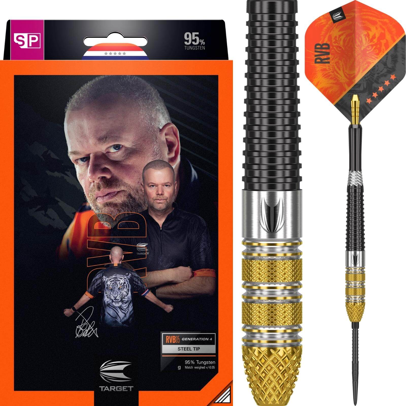 RVB 95 レイモンド・ヴァン・バーナベルド ジェネレーション4  25g ダーツ > ハードダーツ > ブランド【タ行】 > ターゲット > RVB