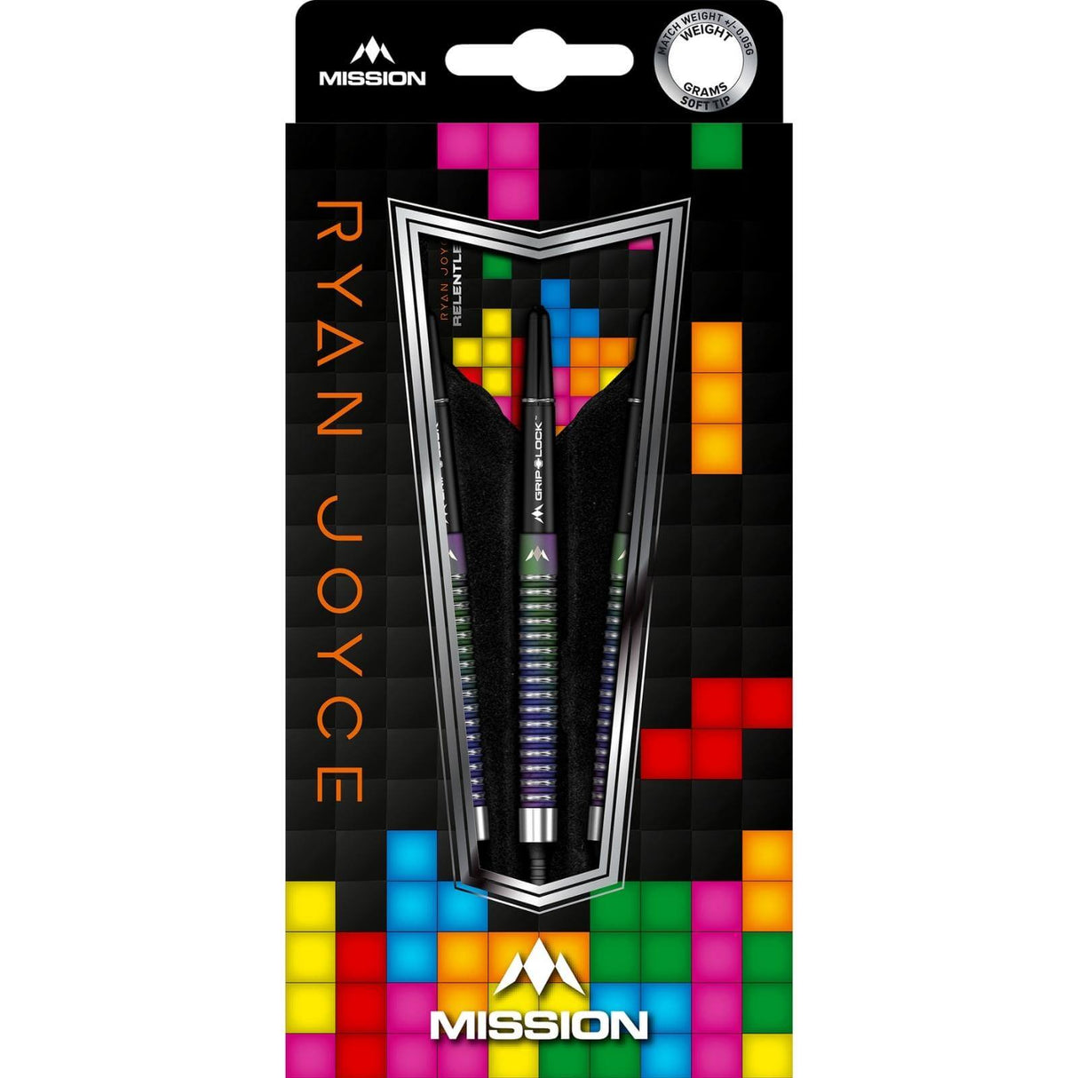 Mission - Ryan Joyce Darts - Soft Tip - 95% Tungsten - 21g -