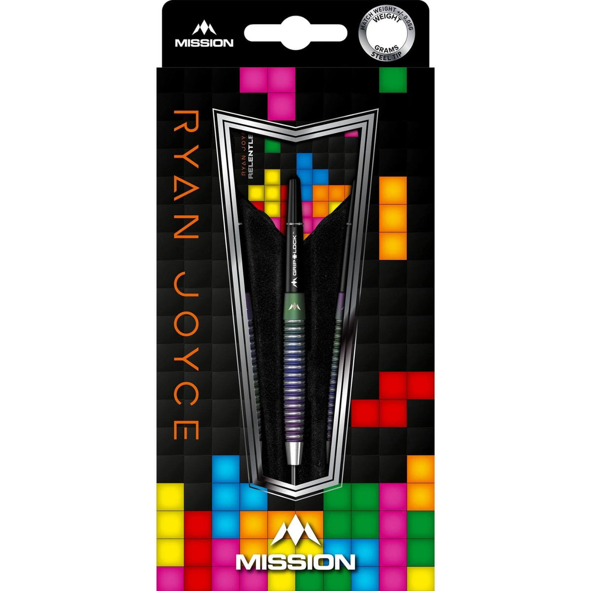 Darts - Mission - Ryan Joyce Darts - Steel Tip - 95% Tungsten - 21g 23g 25g 