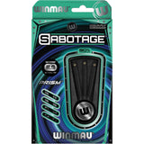 Winmau - Sabotage Black Darts - 90% Tungsten - 22g 24g 26g -