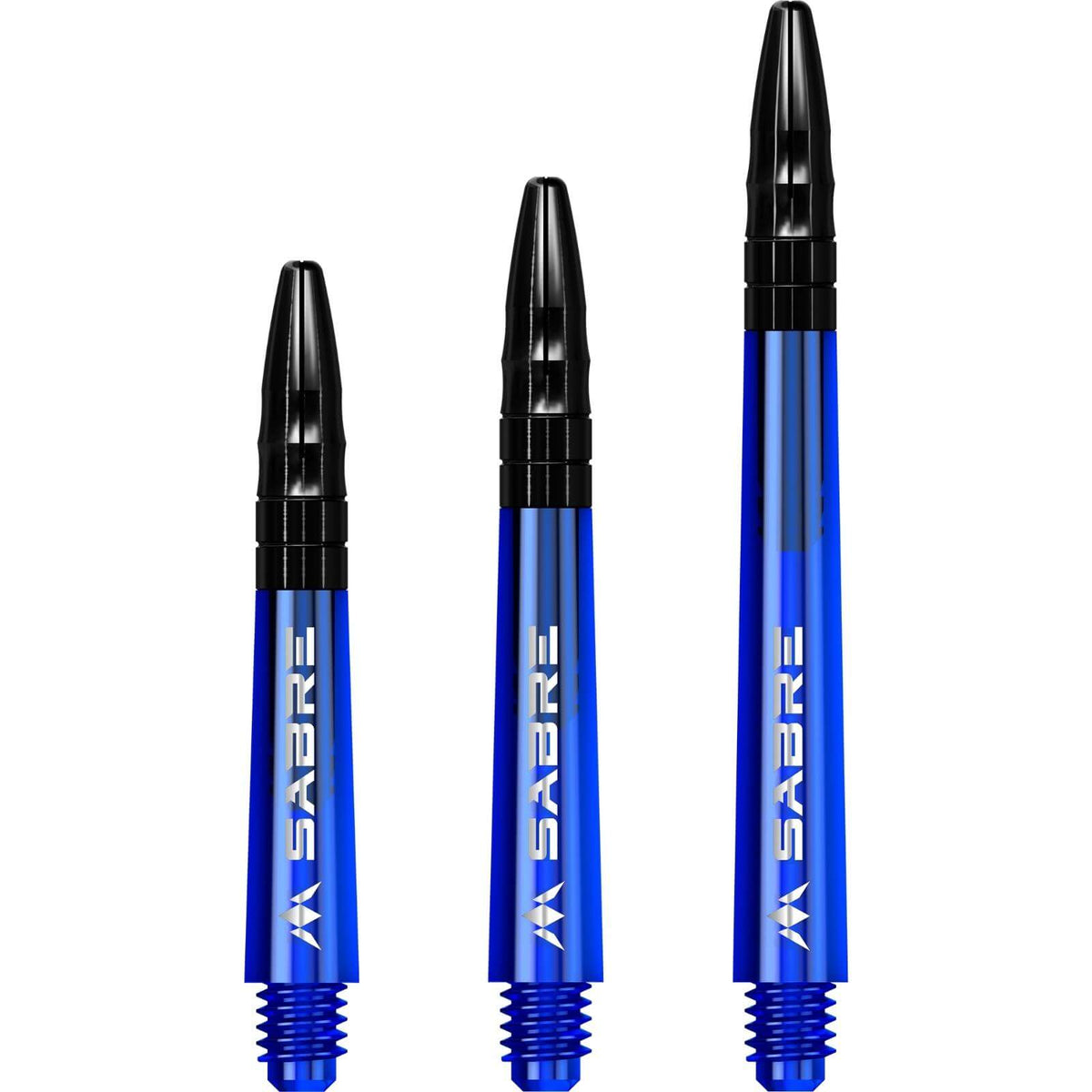 Dart Shafts - Mission - Sabre Coloured - Hybrid Dart Shafts Short (36mm) / Blue