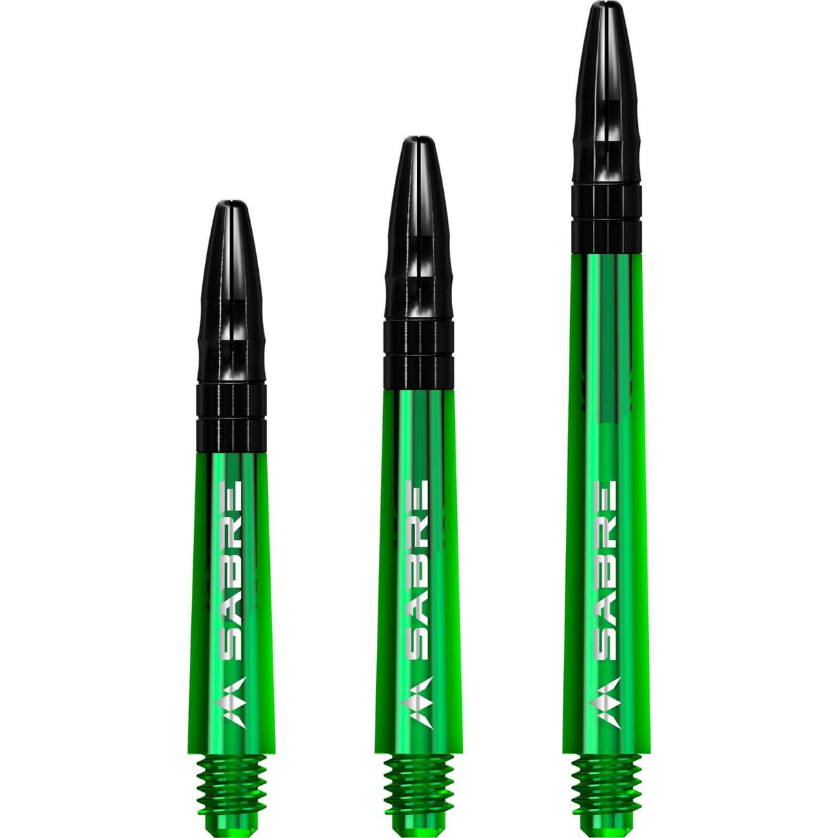 Mission - Sabre Coloured - Hybrid Dart Shafts - Short (36mm) / Green