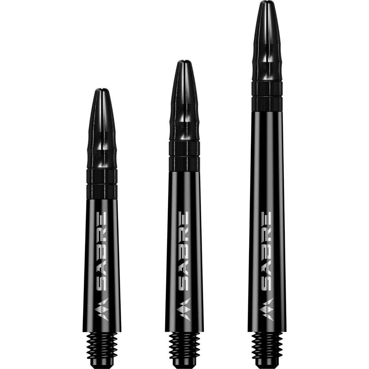 Dart Shafts - Mission - Sabre Black - Hybrid Dart Shafts Short (36mm) / Black