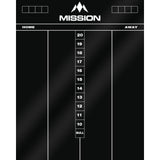 Mission - Marker Boards - Drywipe Scoreboard - Black Acrylic - Cricket -