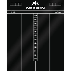 Mission - Marker Boards - Drywipe Scoreboard - Black Acrylic - Cricket -