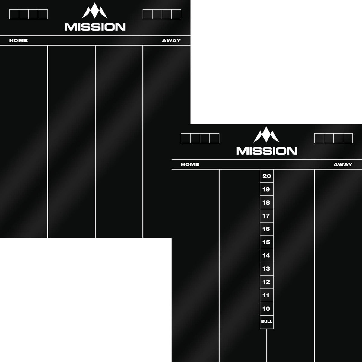 Scoring Accessories - Mission - Chalkboard - Two Sided - 501 And Cricket 