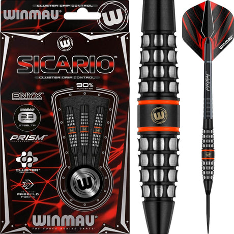 Winmau - Sicario Darts - 90% Tungsten - 21g 23g 25g -