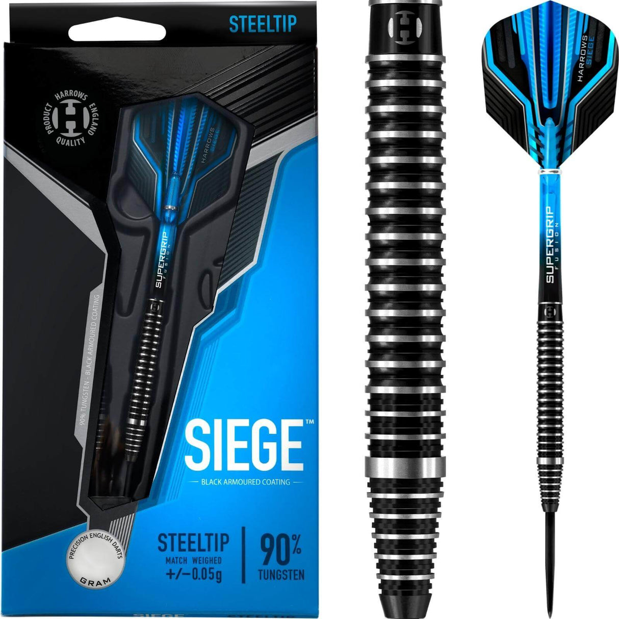 Harrows - Siege Darts - 90% Tungsten - 21g 22g 23g 24g 25g 26g -