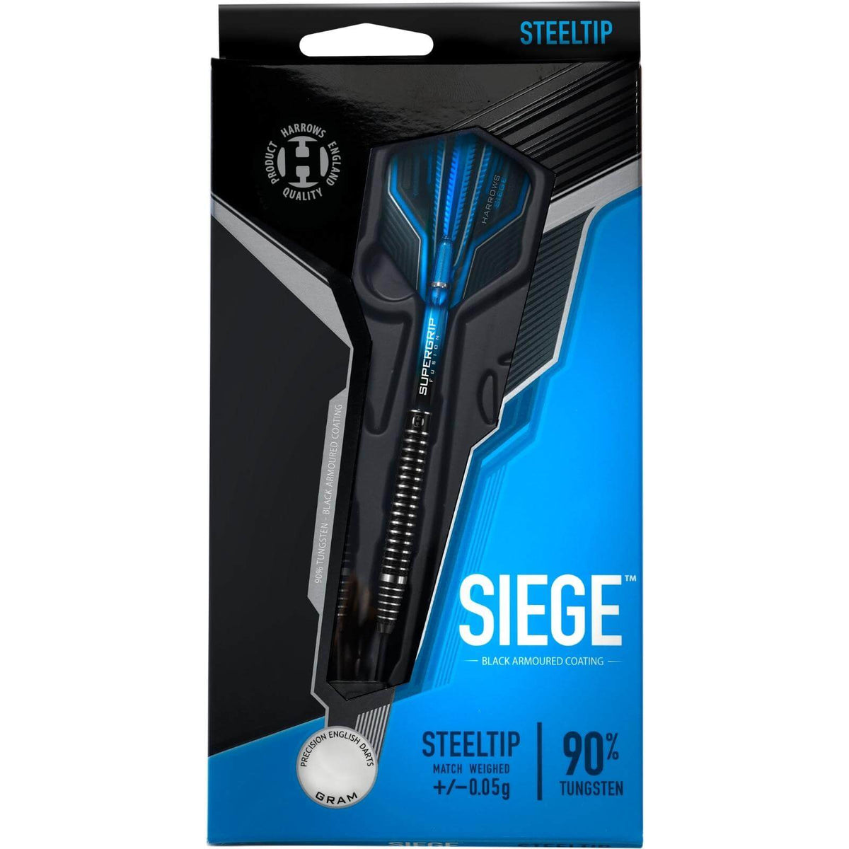 Darts - Harrows - Siege Darts - Steel Tip - 90% Tungsten - 21g 22g 23g 24g 25g 26g 