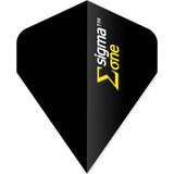 Unicorn - Sigma One Dart Flights - Black
