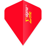 Unicorn - Sigma One Dart Flights - Red