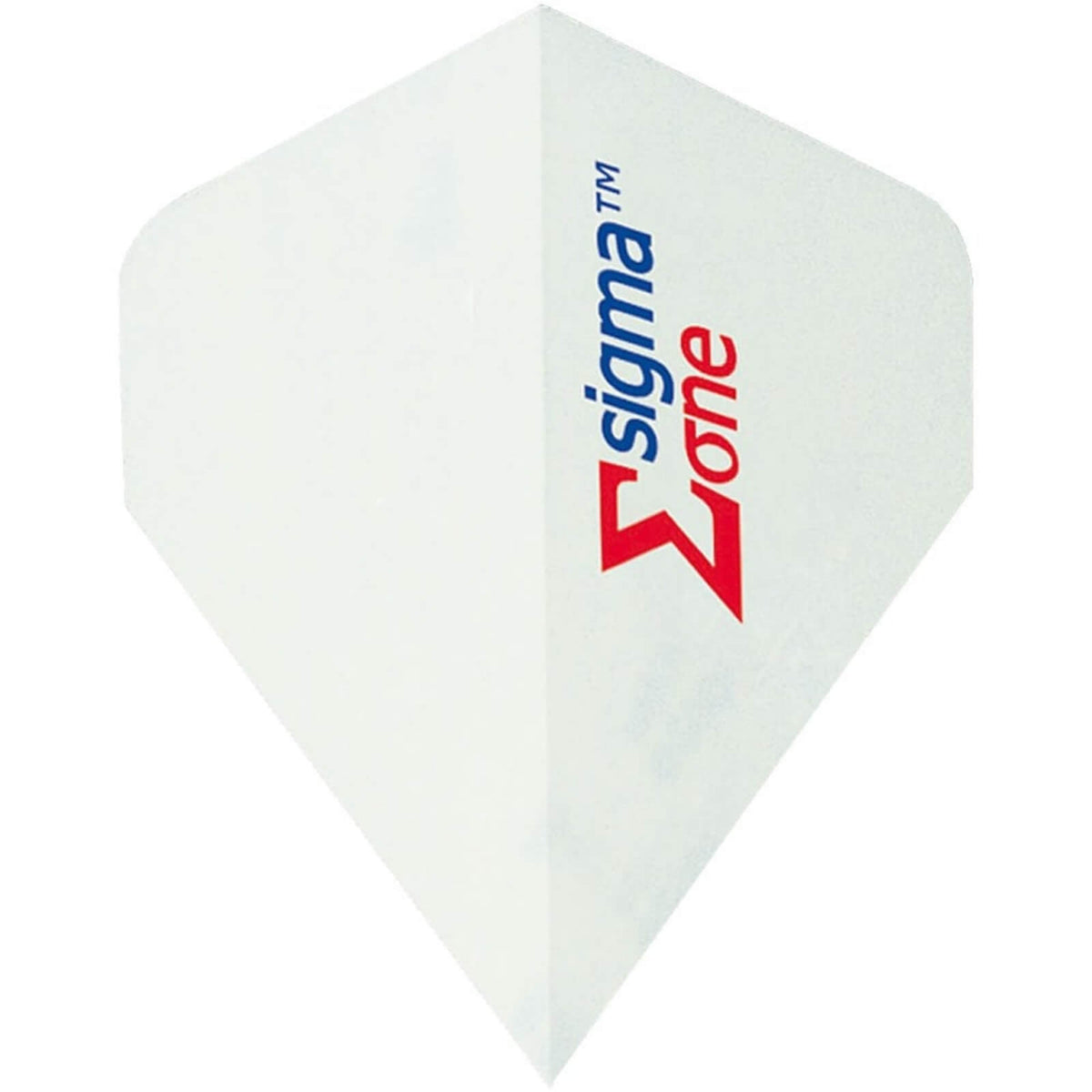 Dart Flights - Unicorn - Sigma One Dart Flights White