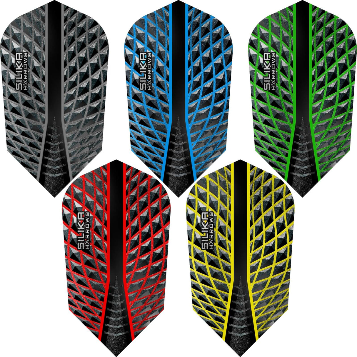 Harrows - Silika - Slim Dart Flights -