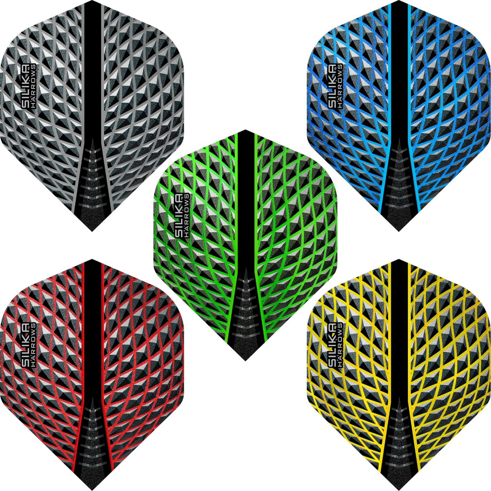 Dart Flights - Harrows - Silika - Big Wing Dart Flights 