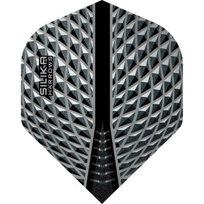 Harrows - Silika - Big Wing Dart Flights - Black