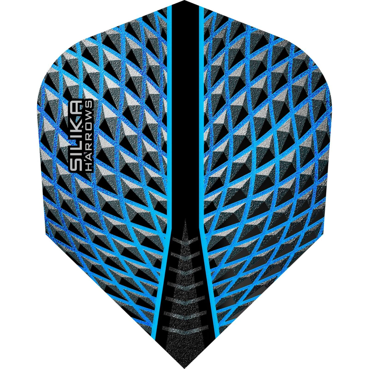 Dart Flights - Harrows - Silika - Standard Dart Flights Blue