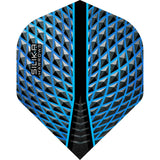 Harrows - Silika - Big Wing Dart Flights - Blue