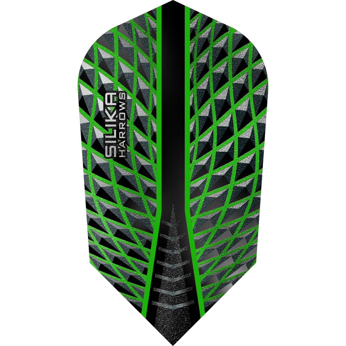 Harrows - Silika - Slim Dart Flights - Green