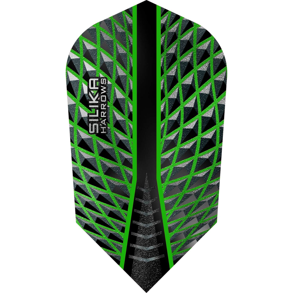 Dart Flights - Harrows - Silika - Slim Dart Flights Green