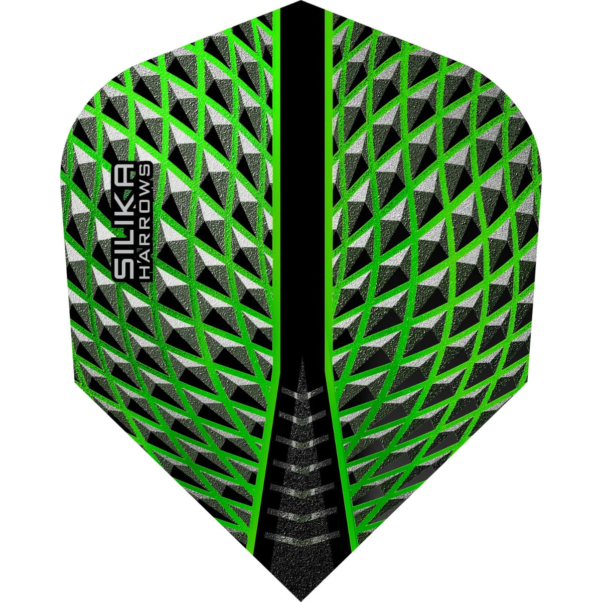 Dart Flights - Harrows - Silika - Standard Dart Flights Green