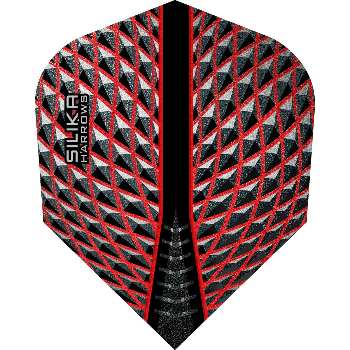 Dart Flights - Harrows - Silika - Standard Dart Flights Red