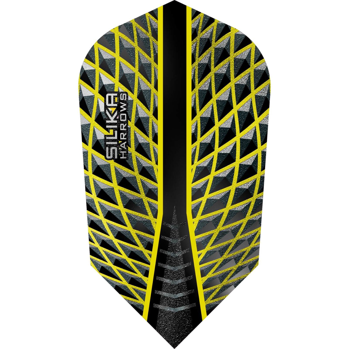 Dart Flights - Harrows - Silika - Slim Dart Flights Yellow