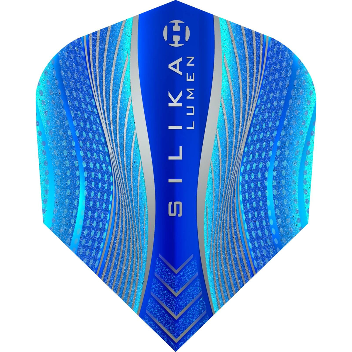 Dart Flights - Harrows - Silika Lumen - Standard Dart Flights Blue