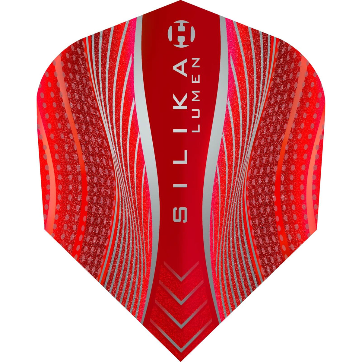 Dart Flights - Harrows - Silika Lumen - Standard Dart Flights Red