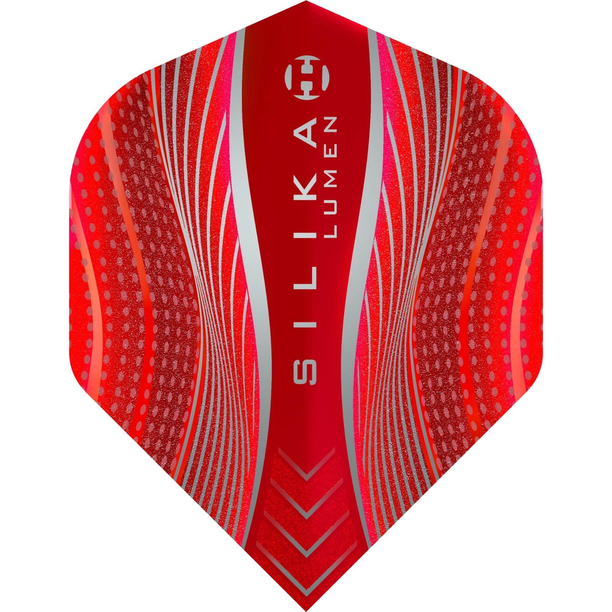 Harrows - Silika Lumen - Big Wing Dart Flights - Red