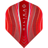 Harrows - Silika Lumen - Big Wing Dart Flights - Red