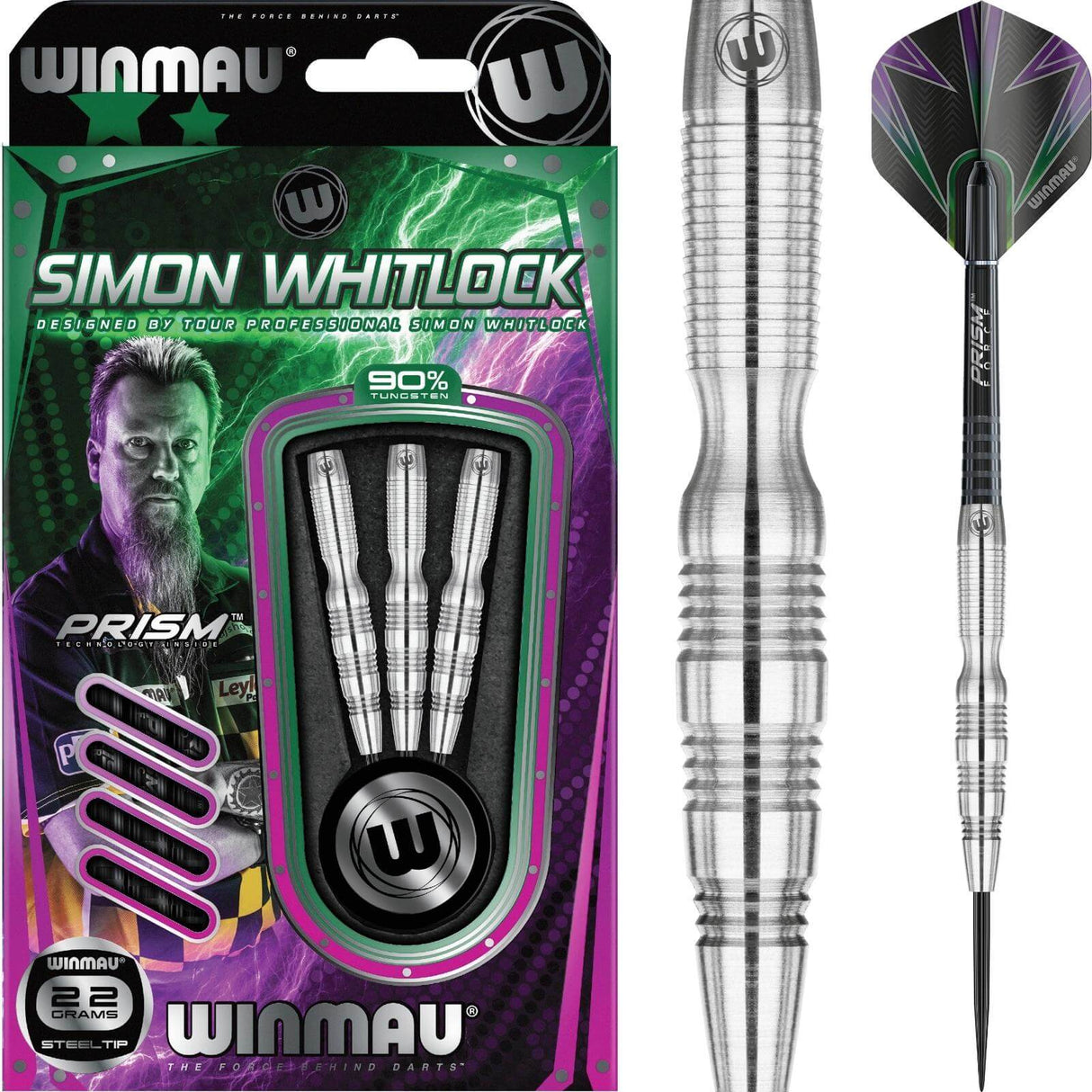 Winmau - Simon Whitlock Darts - 90% Tungsten - 22g 24g -