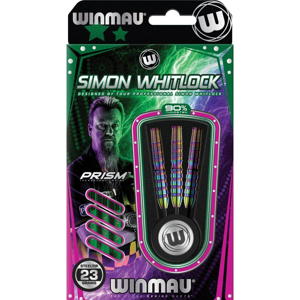 Darts - Winmau - Simon Whitlock World Cup Darts - Steel Tip - 90% Tungsten - 22g 23g 24g 