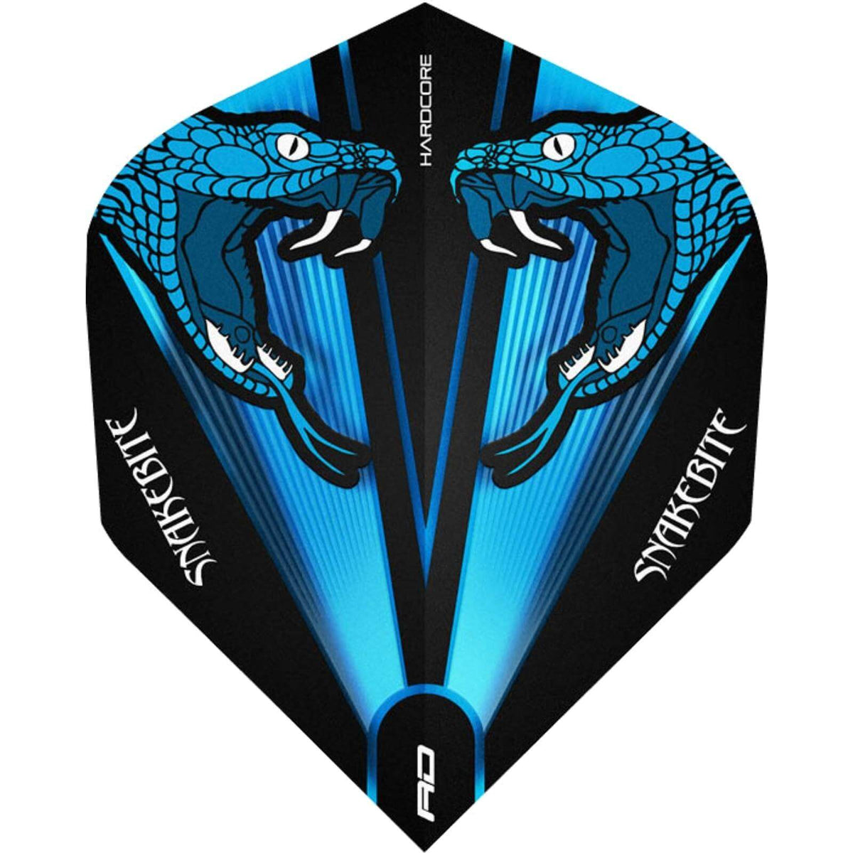 Dart Flights - Red Dragon - Peter Wright - Big Wing Dart Flights Blue Snakes