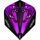 Red Dragon - Peter Wright - Big Wing Dart Flights - Purple Snakes