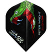 Red Dragon - Peter Wright - Big Wing Dart Flights - Black Snake
