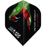 Red Dragon - Peter Wright - Big Wing Dart Flights - Black Snake