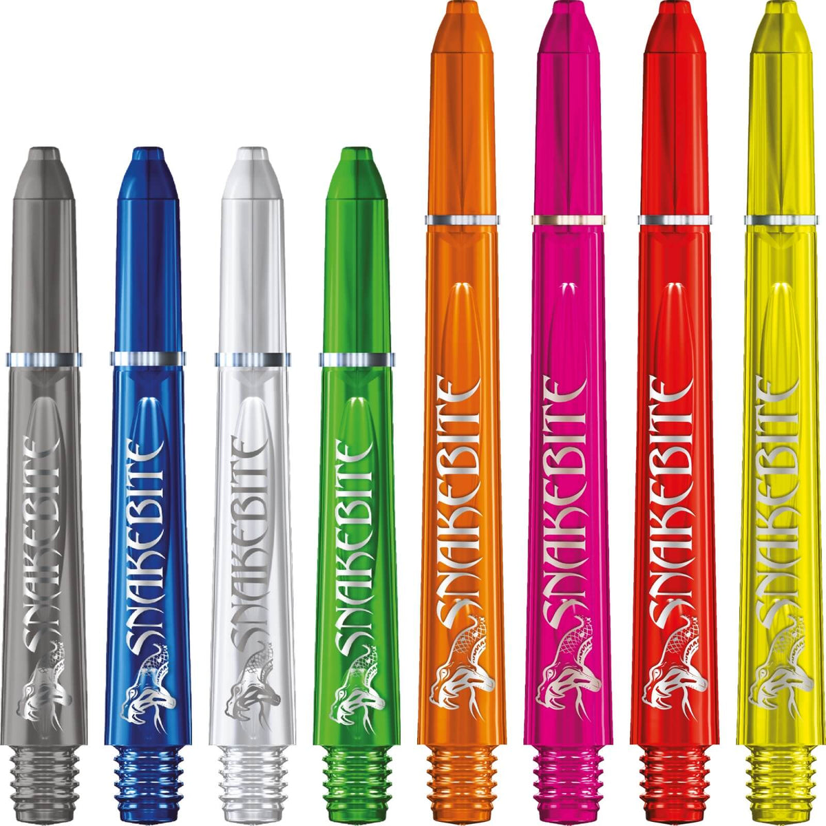 Dart Shafts - Red Dragon - Peter &quot;Snakebite&quot; Wright Signature Series - Polycarbonate Dart Shafts 