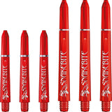 Red Dragon - Peter "Snakebite" Wright Signature Series - Polycarbonate Dart Shafts - Short (35mm) / Red