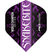 Red Dragon - Peter Wright World Champion Edition - Big Wing Dart Flights - Black and Purple