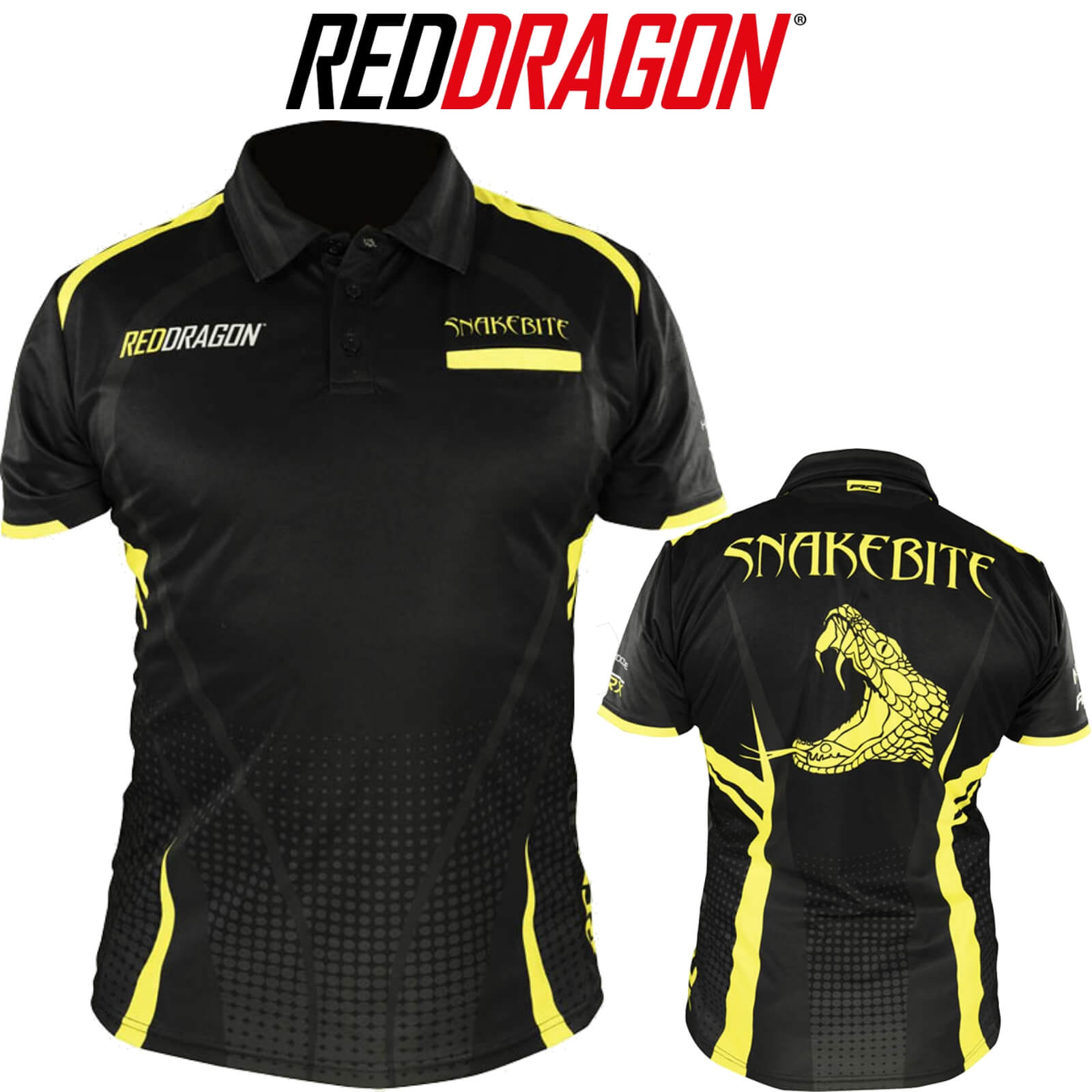 Dart Shirts - Red Dragon - Peter Snakebite Wright Tour Dart Shirts - S to 3XL 