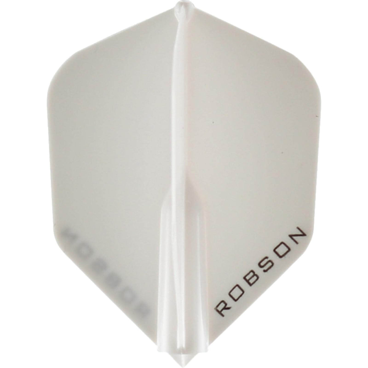 Dart Flights - Robson - Plus - Standard Dart Flights Clear White