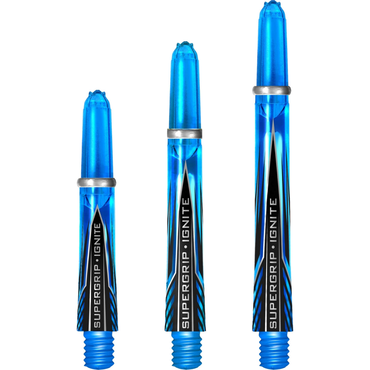 Dart Shafts - Harrows - Supergrip Ignite - Polycarbonate Dart Shafts Short (35mm) / Aqua