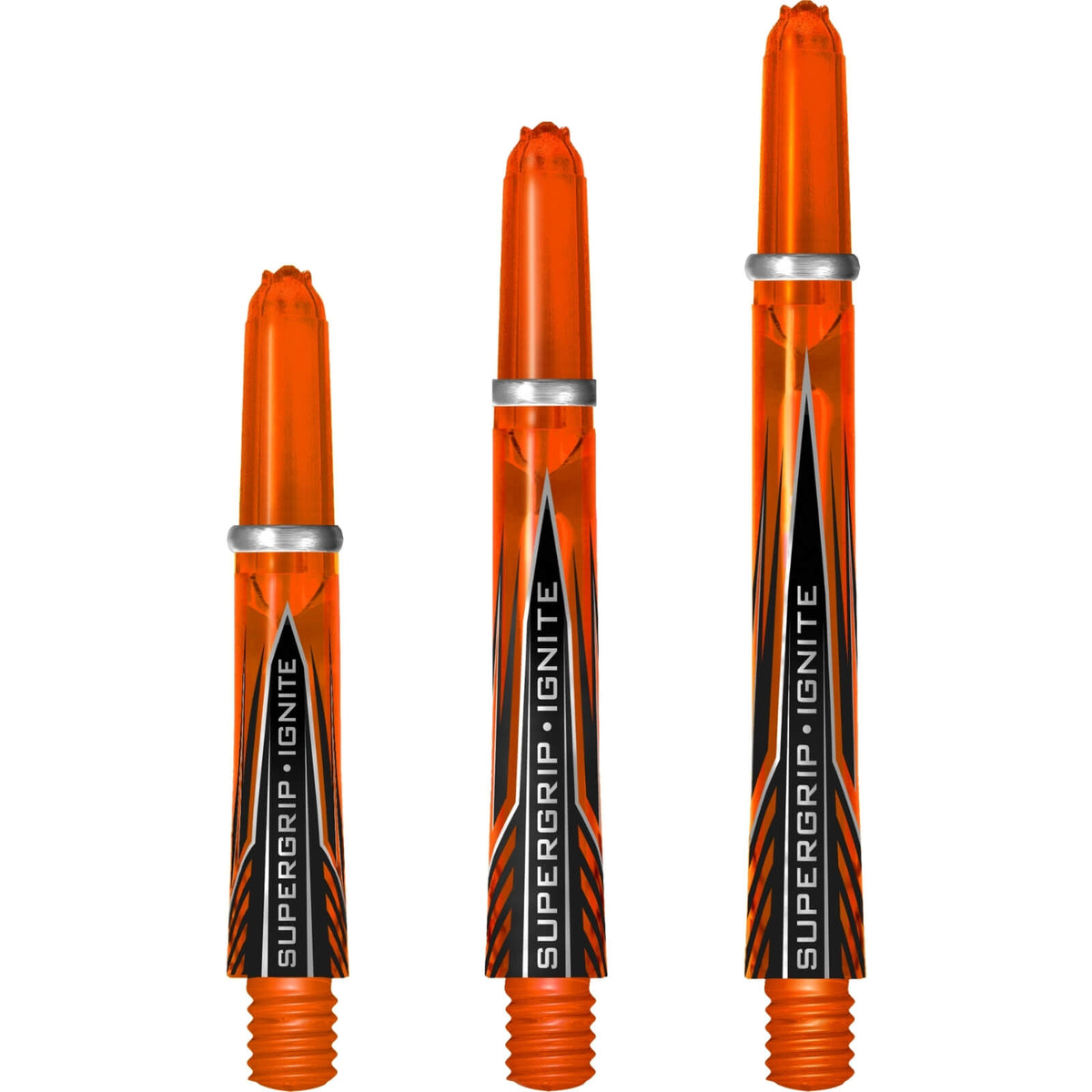 Dart Shafts - Harrows - Supergrip Ignite - Polycarbonate Dart Shafts Short (35mm) / Orange