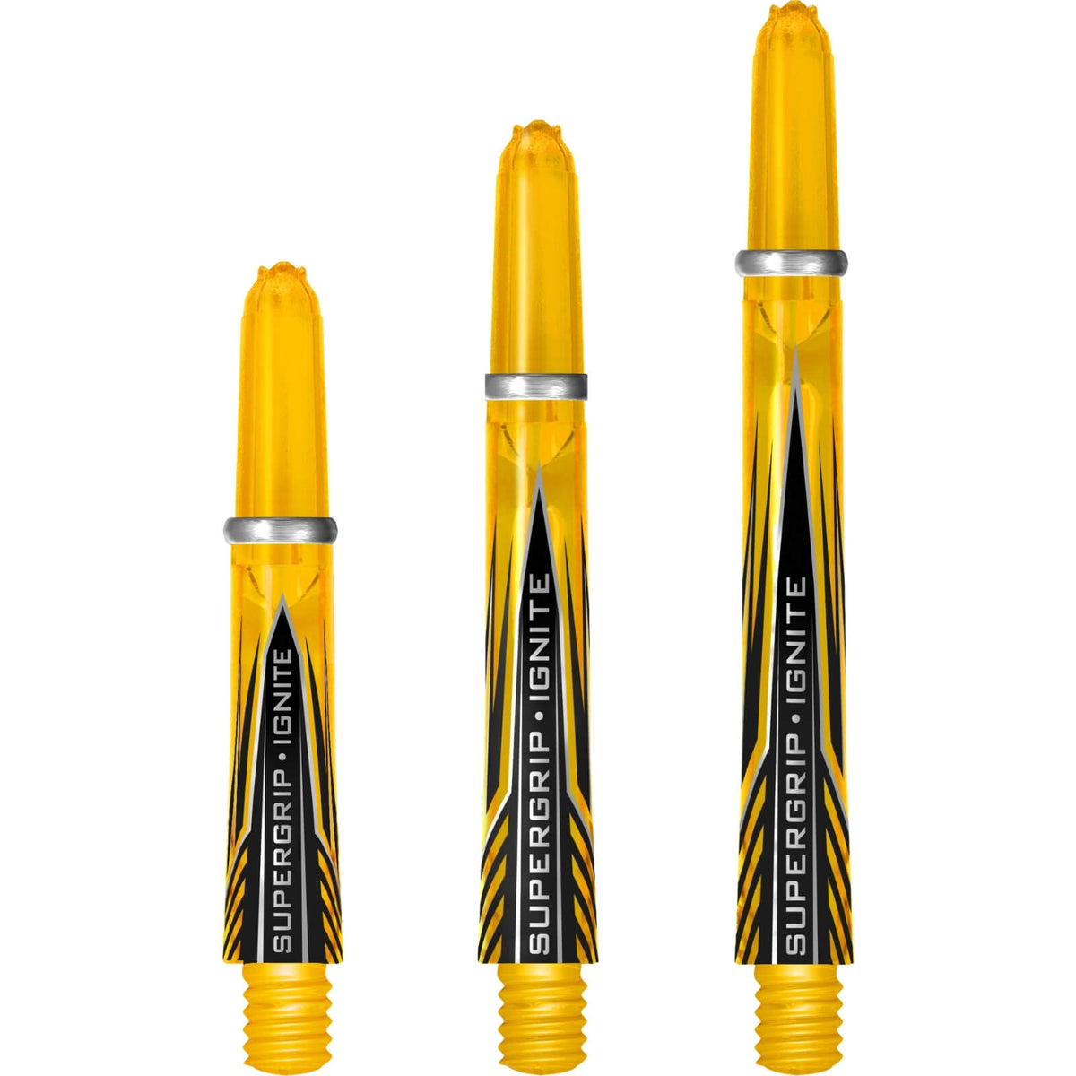 Dart Shafts - Harrows - Supergrip Ignite - Polycarbonate Dart Shafts Short (35mm) / Yellow