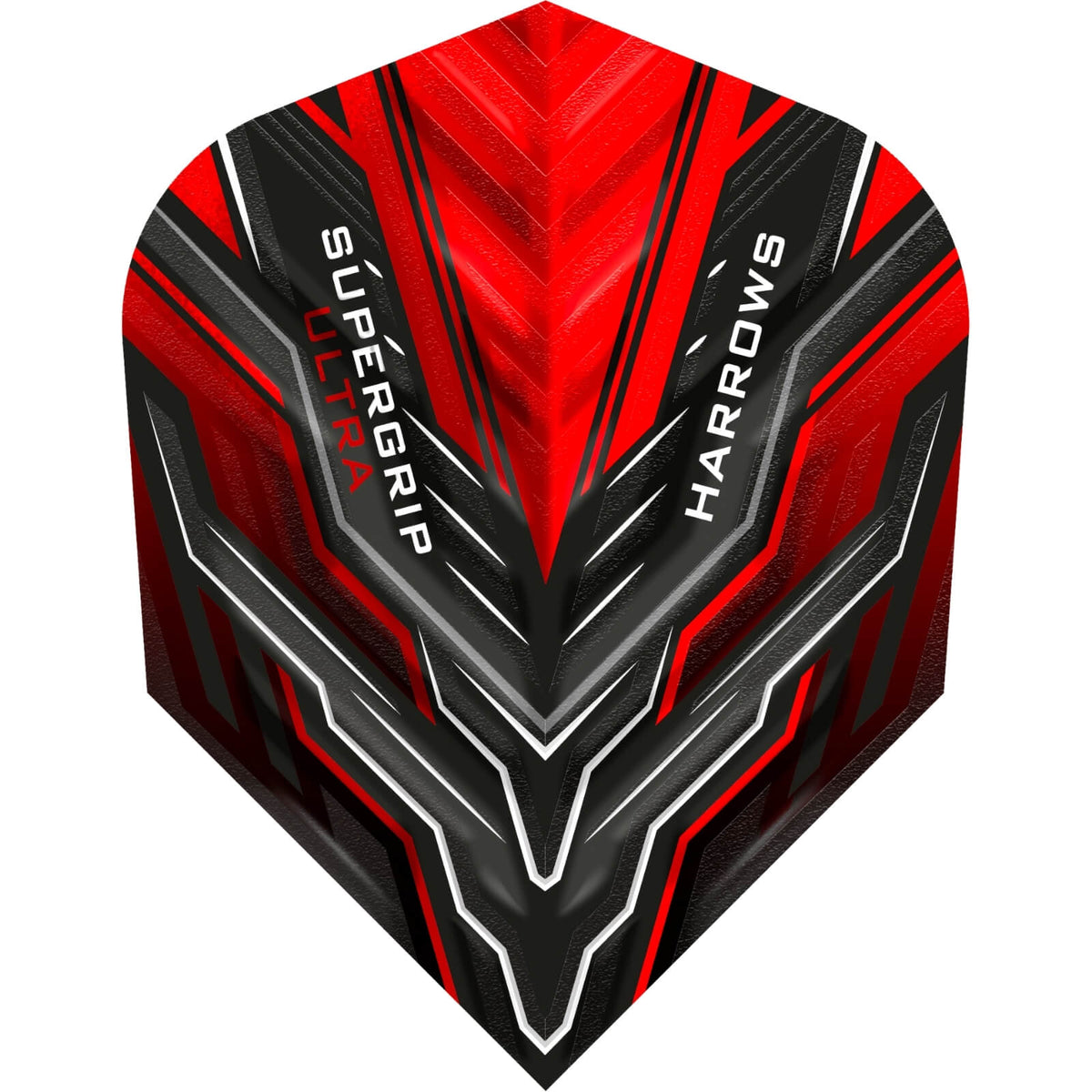 Dart Flights - Harrows - Supergrip Ultra - Standard Dart Flights Red
