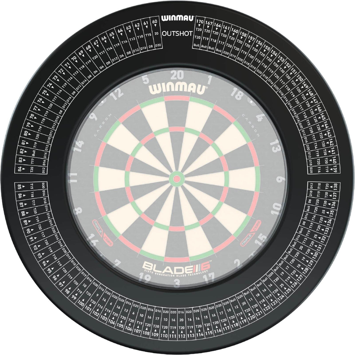 Dartboard Accessories - Winmau - Outshot Dartboard Surround 